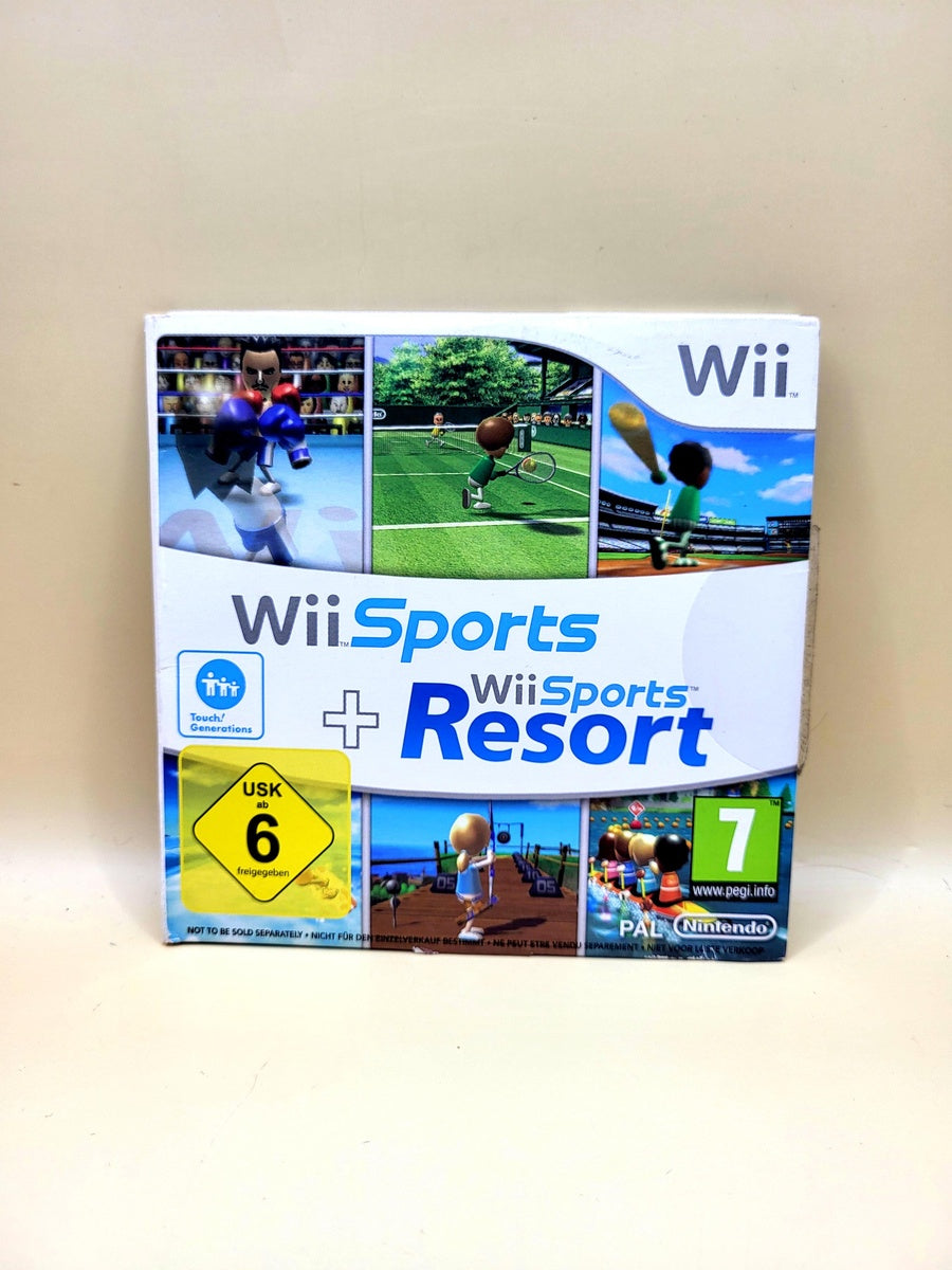 Wii Sports + Wii Sports Resort - Nintendo Wii