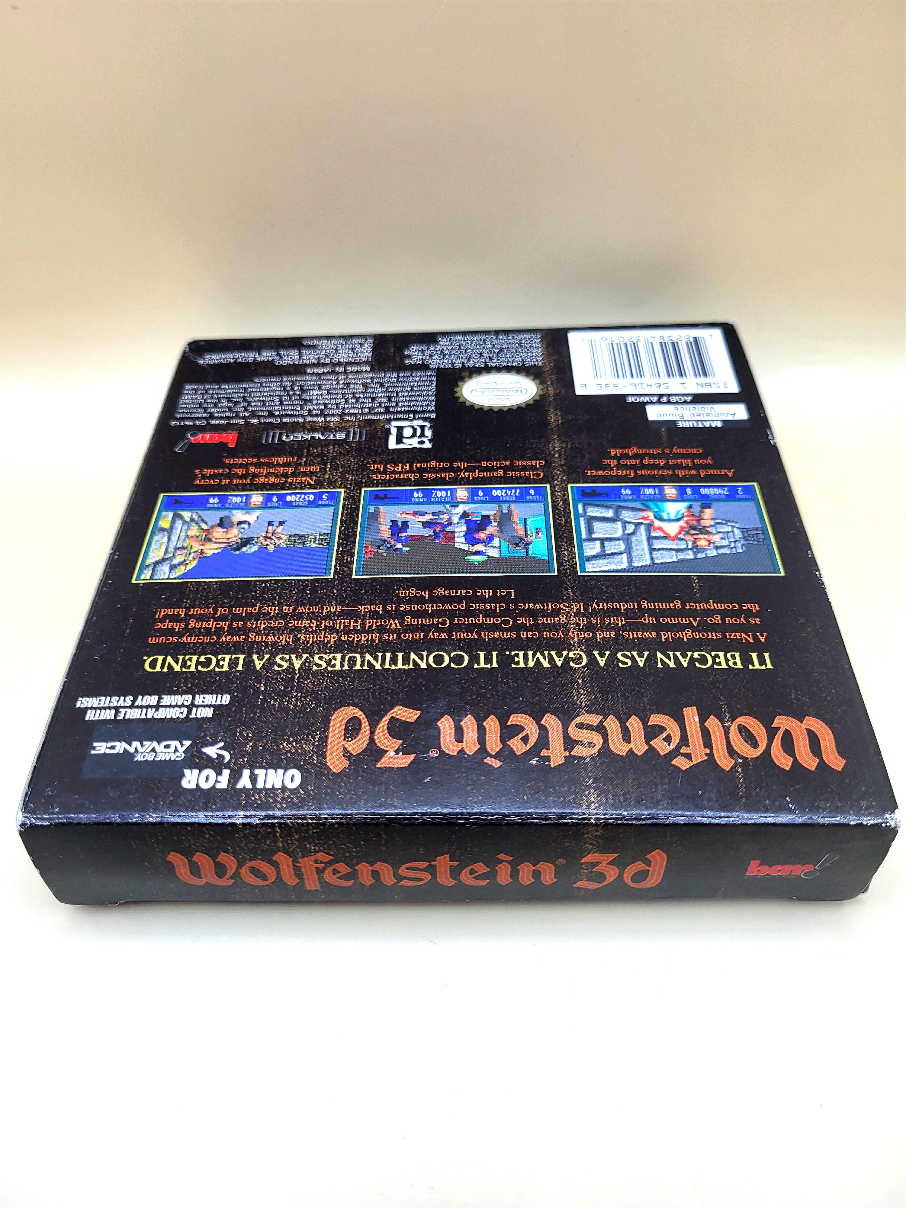Wolfenstein 3d - Game Boy Advance - GBA
