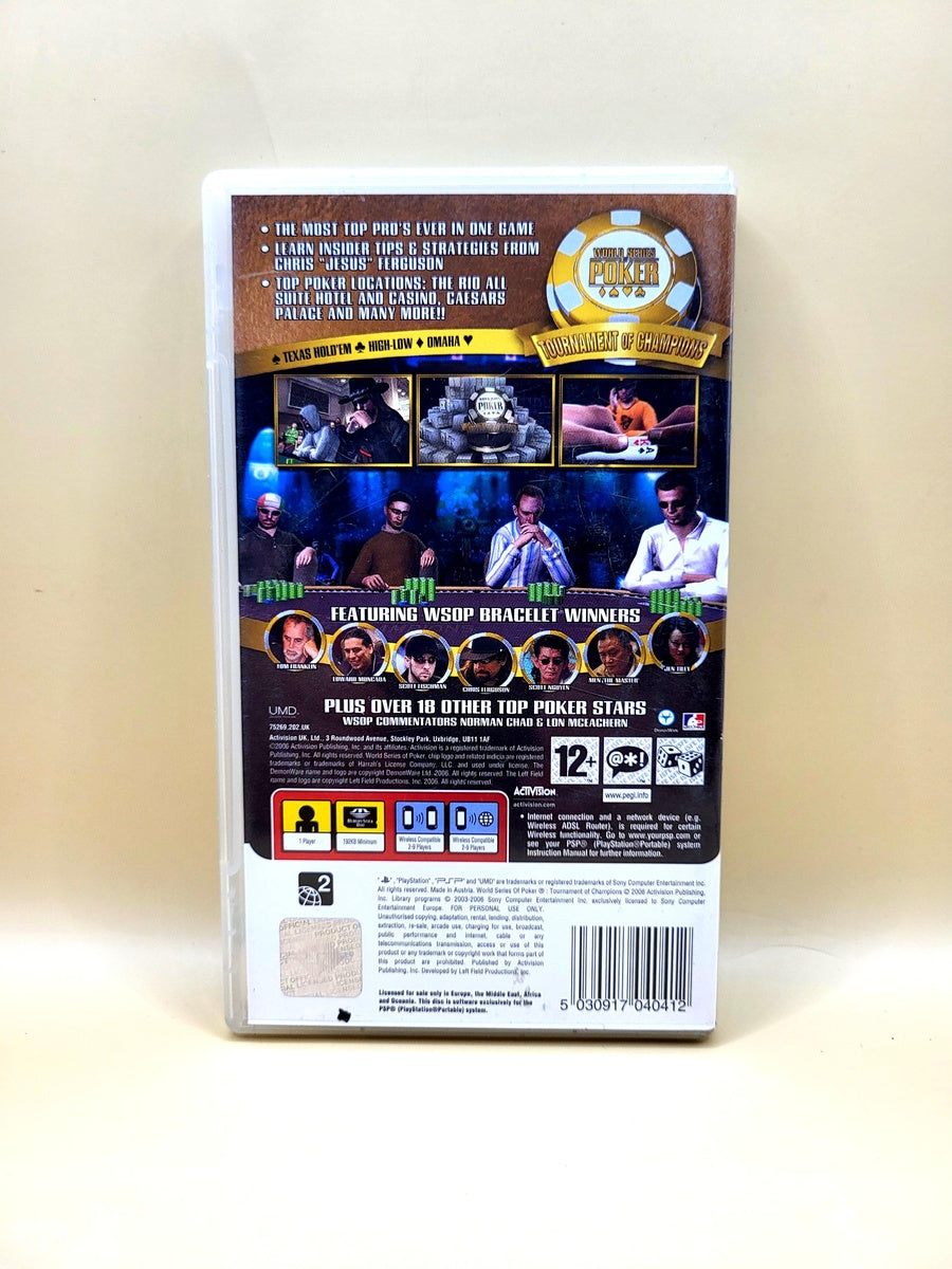 World Series Of Poker Tournament Of Champions 2007 - PSP