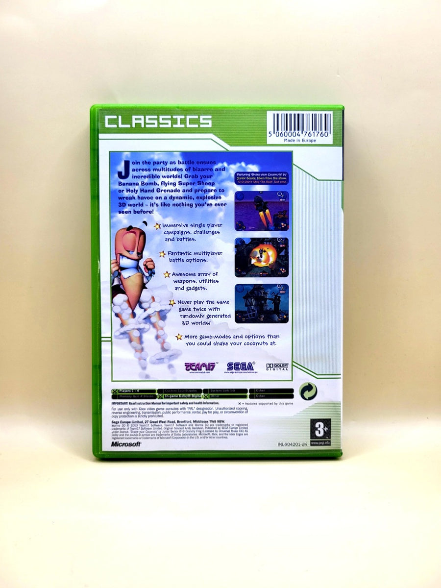 Worms 3D Classics - Xbox Original