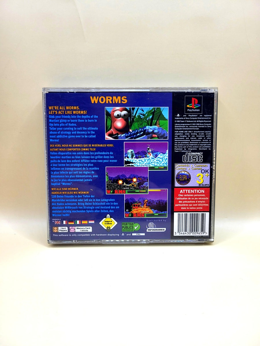 Worms (No Manual) - PlayStation 1 - PS1