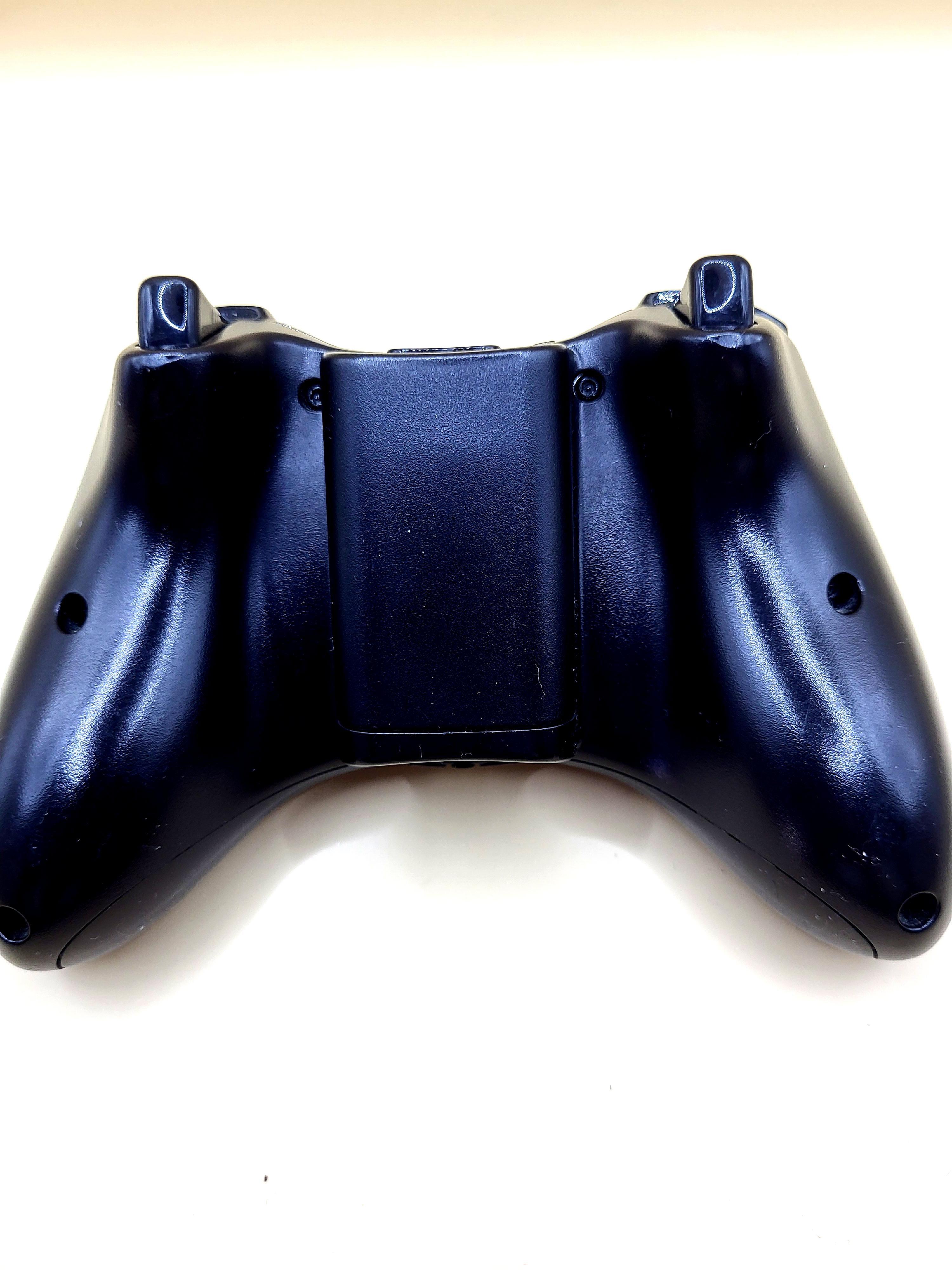 Xbox 360 Controller Zwart Draadloos Achterkant