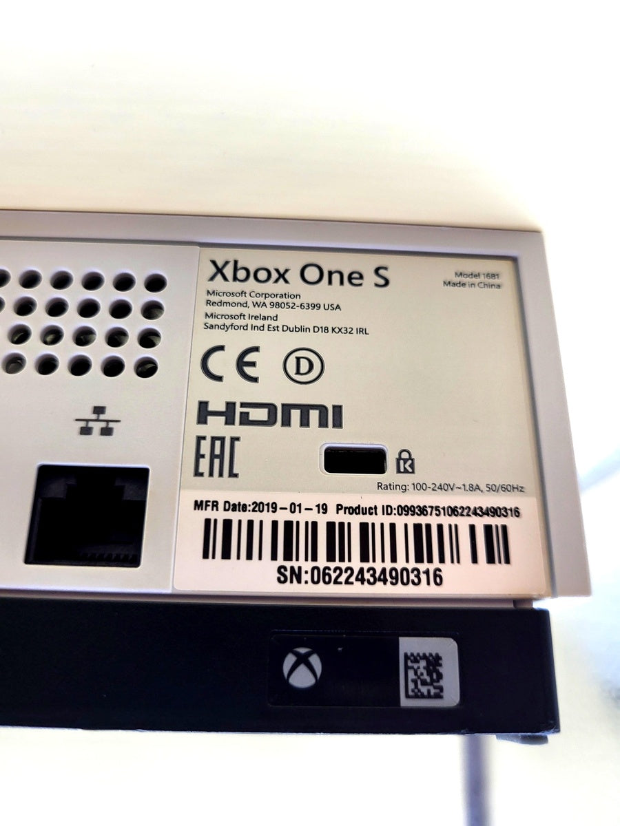 Xbox One S Console Wit