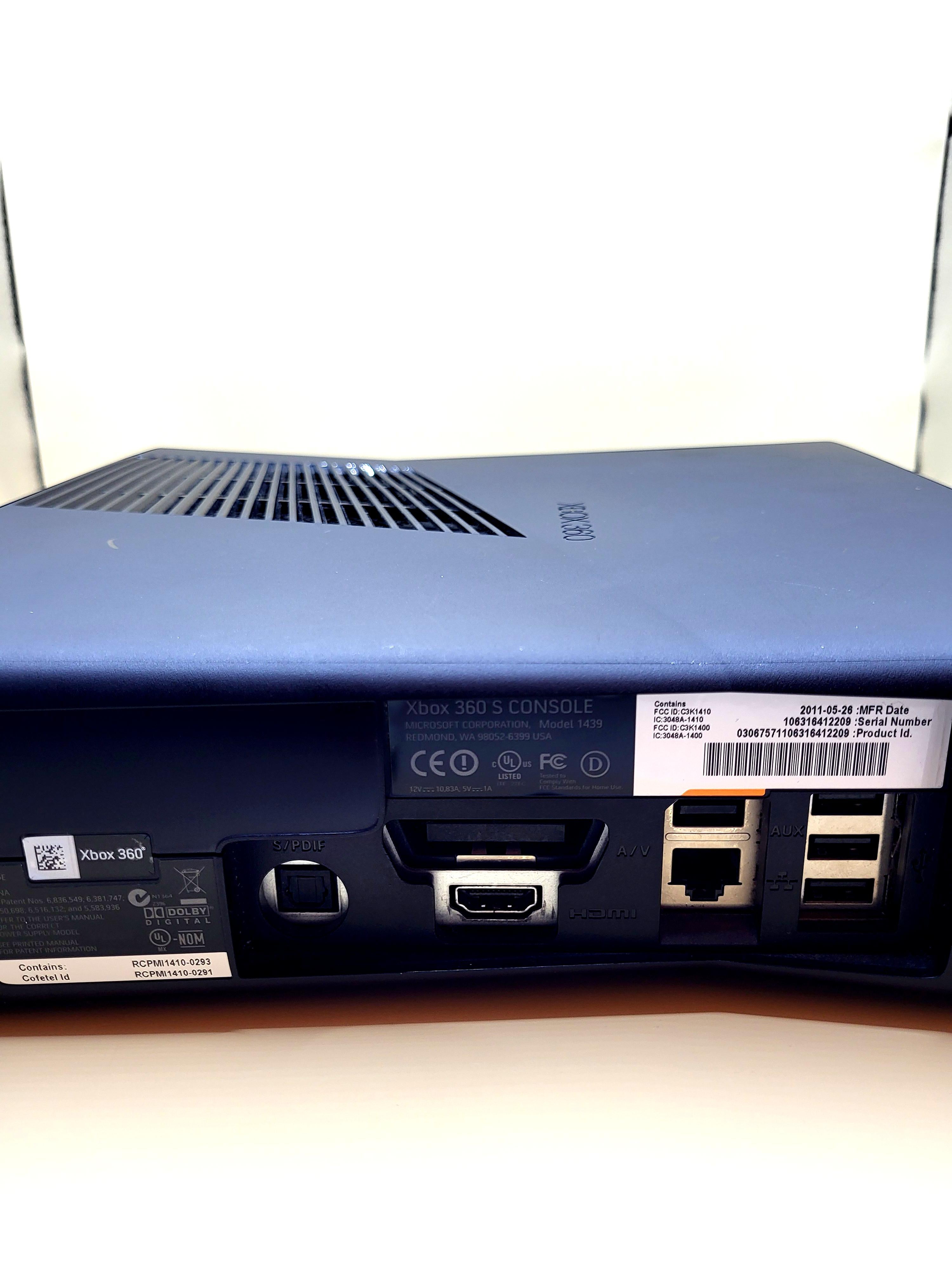 Xbox 360 S Slim Console Zwart