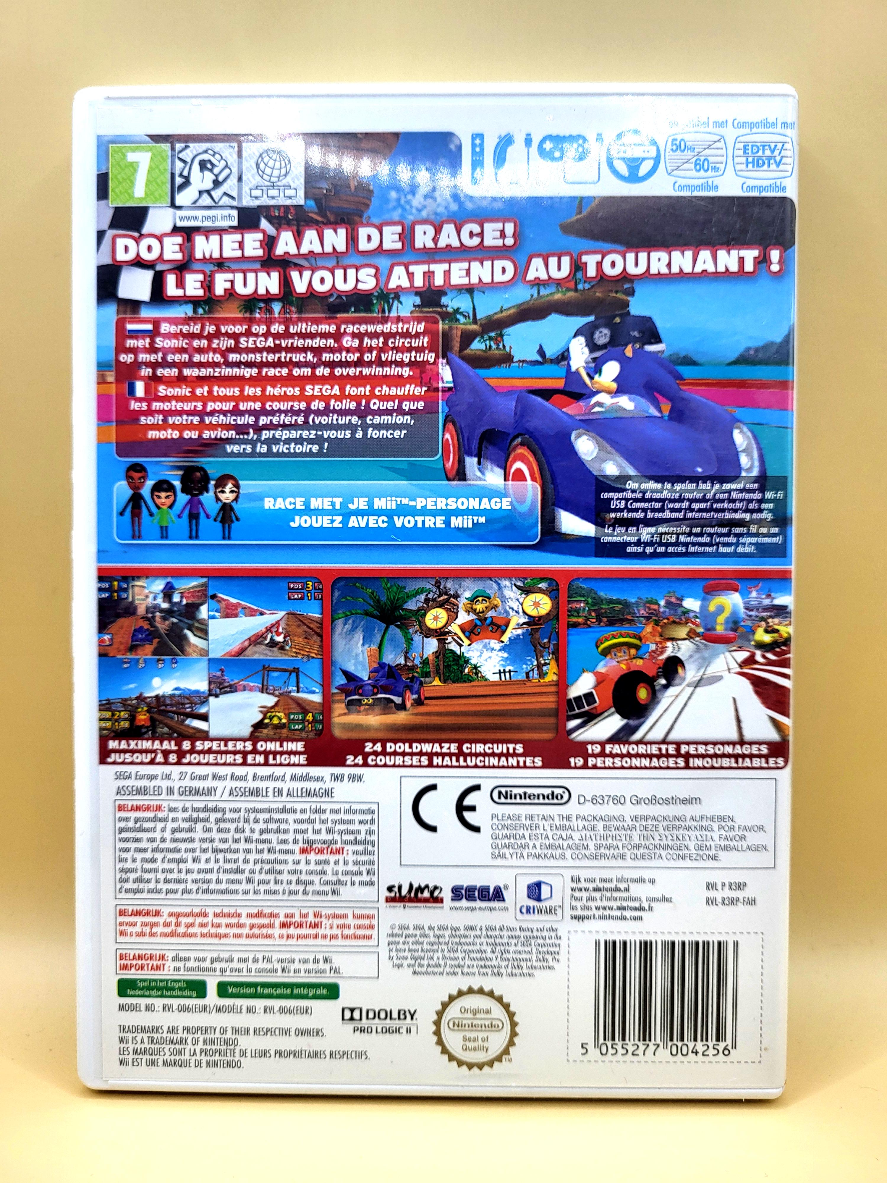 Sonic and Sega All-Stars Racing - Nintendo Wii