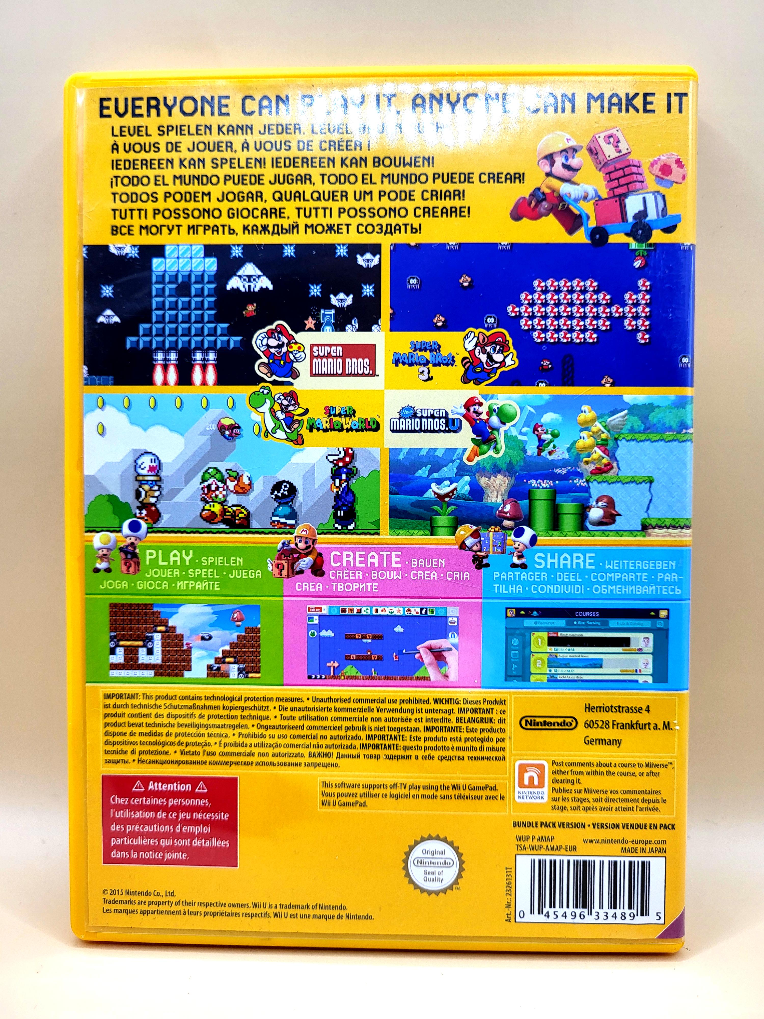 Super Mario Maker - Nintendo Wii U