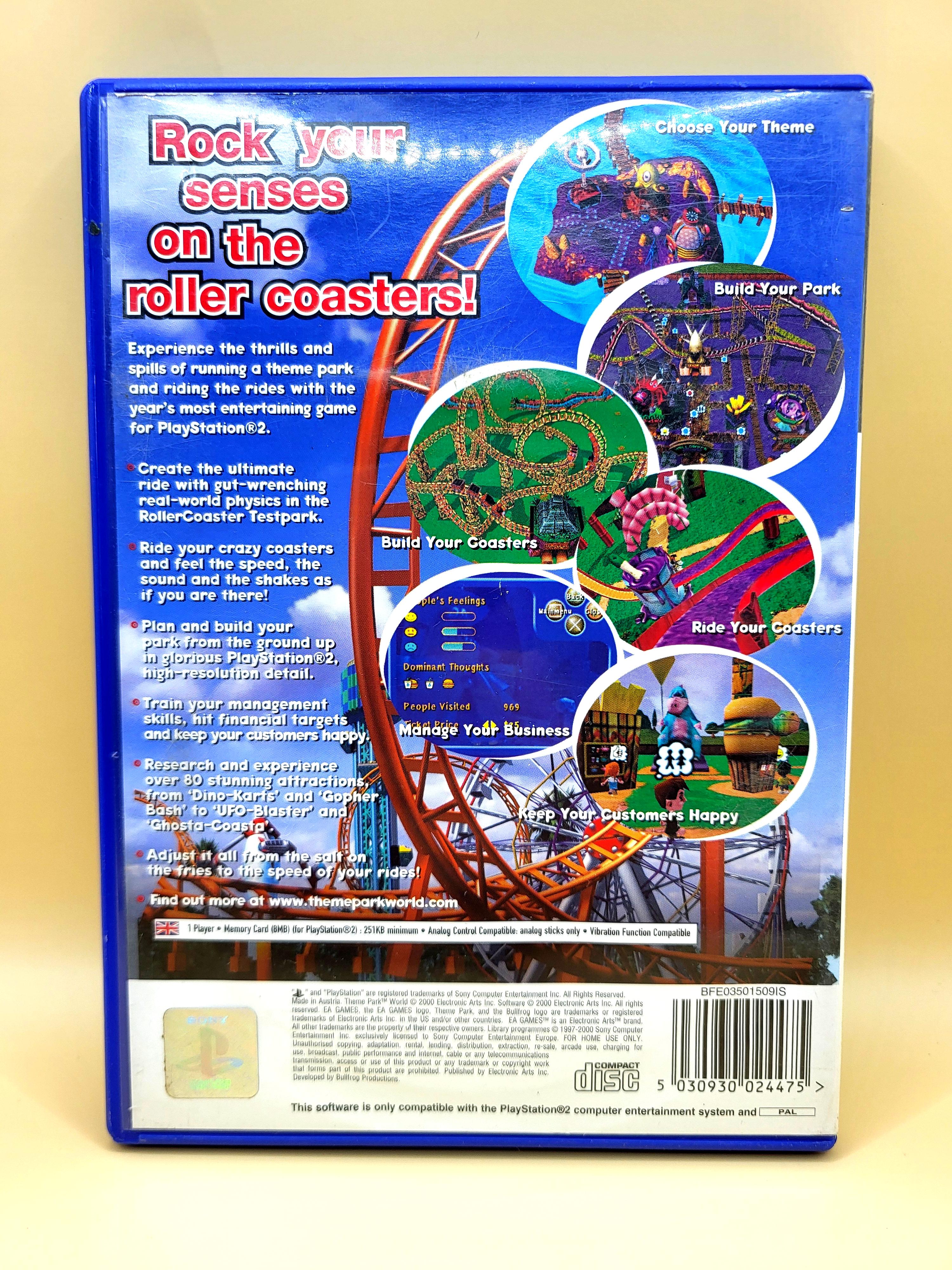 Theme Park World - PlayStation 2 - PS2