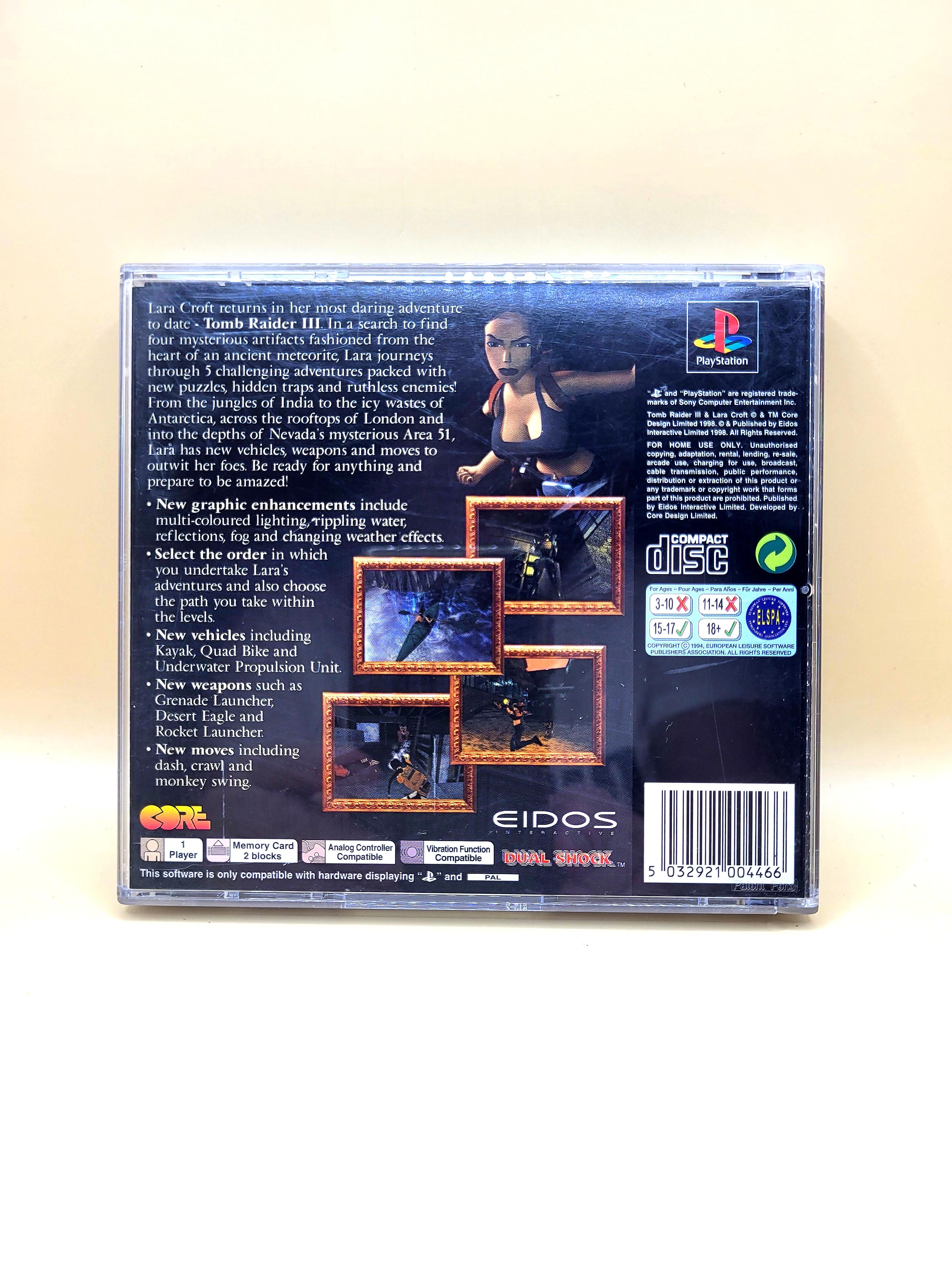 Tomb Raider III 3 (Geen Boekje) - PlayStation 1 - PS1