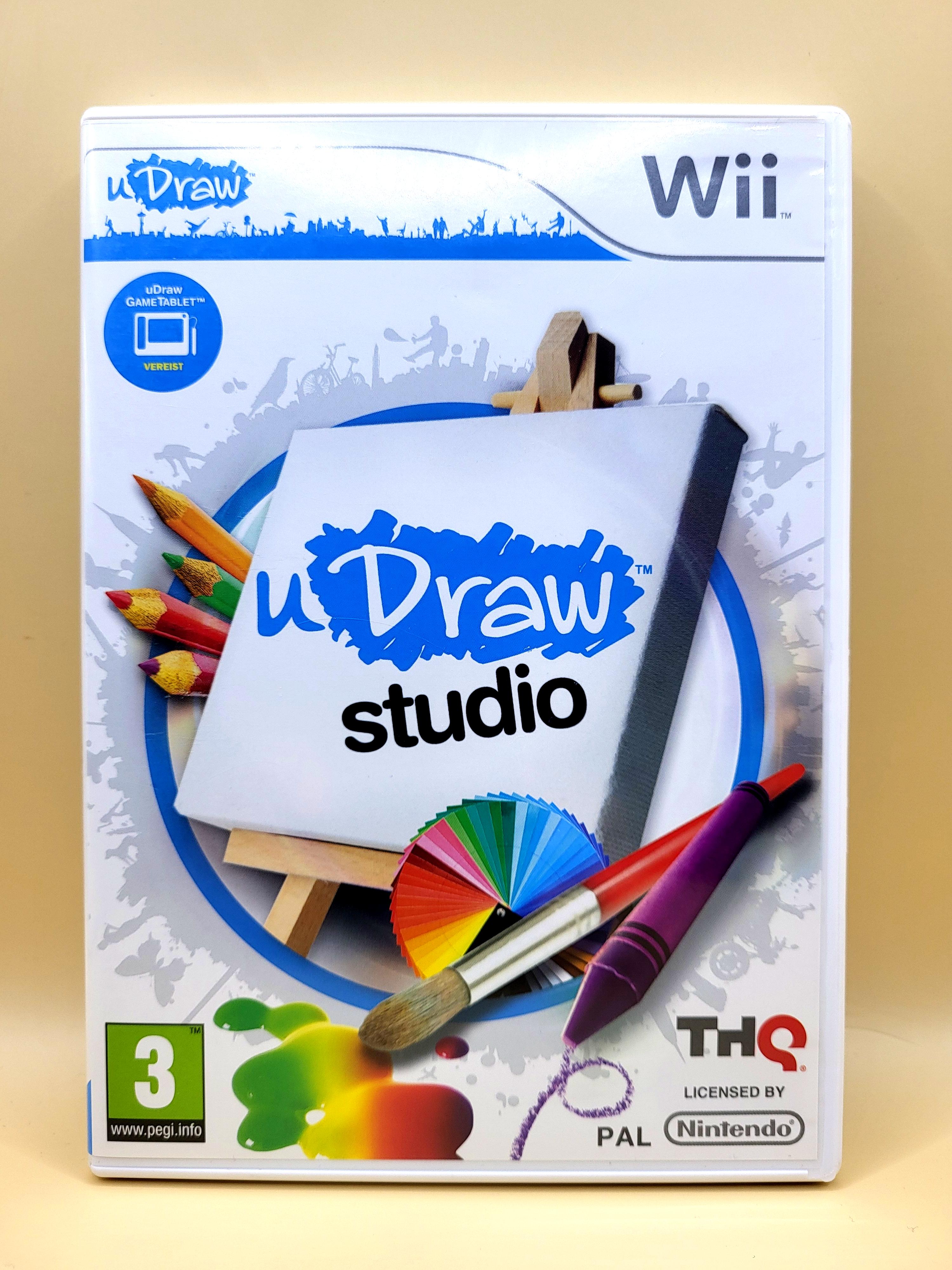 uDraw Studio Game Only Nintendo Wii Voorkant