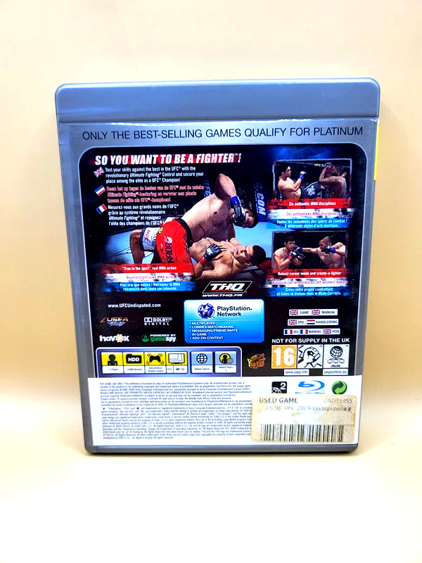 UFC 2009: Undisputed (Platinum) - PlayStation 3 - PS3